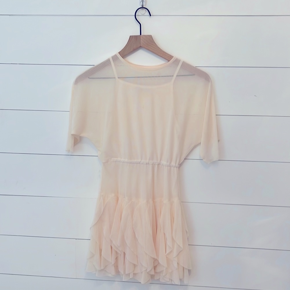 Mia Joy Girls Cream Dress